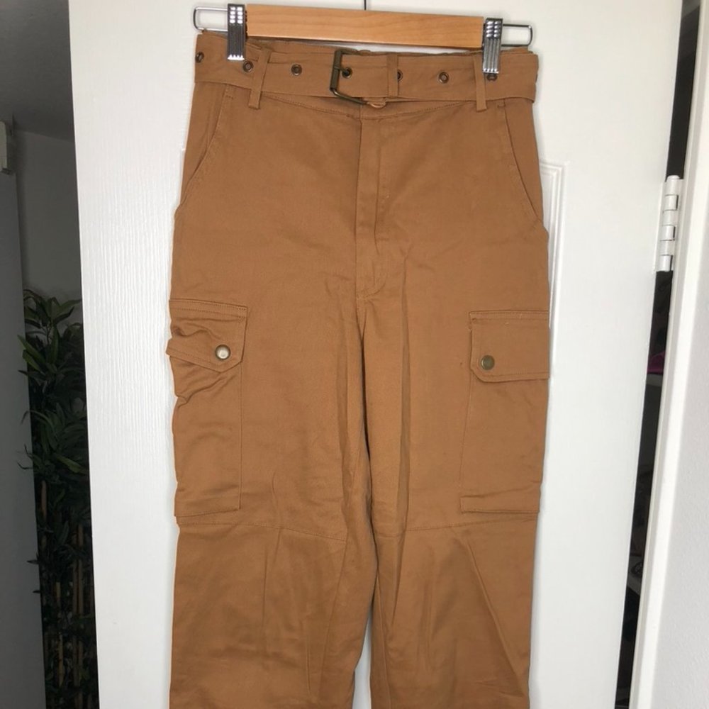 Carmel High-Waisted Cargo Pants